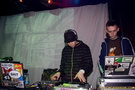 ping pong at the junction, with dj krust, kids in tracksuits, dj friction, dynamite, mc. kye vs margaret scratcher