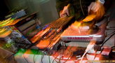 ping pong at the junction, with dj krust, kids in tracksuits, dj friction, dynamite, mc. kye vs margaret scratcher