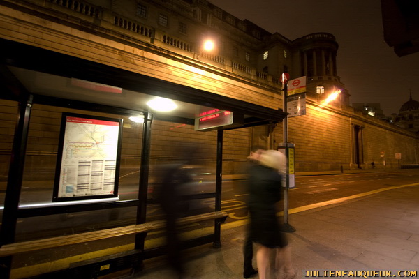 london streets by night