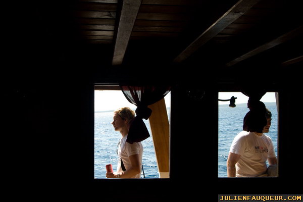 croatia. electric elephant festival. boat party. petrcane. 