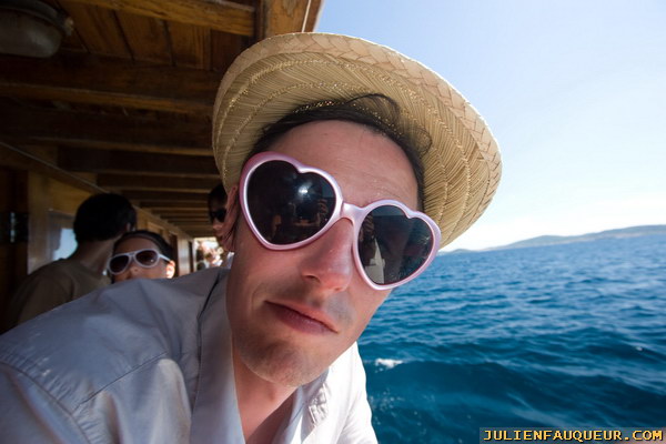 croatia. electric elephant festival. boat party. petrcane. 