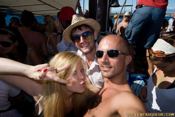 croatia. electric elephant festival. boat party. petrcane. 
