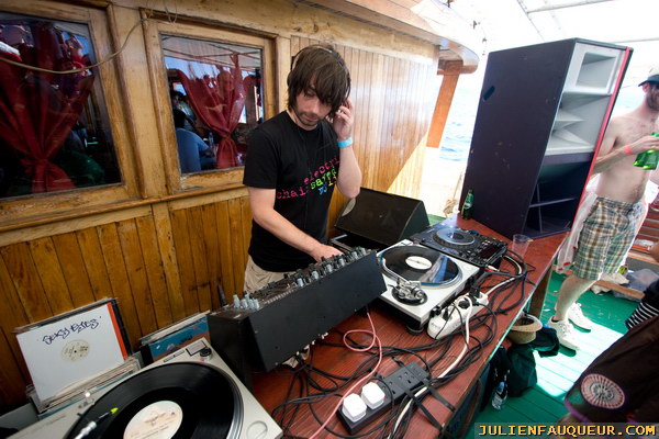 croatia. electric elephant festival. boat party. petrcane. 