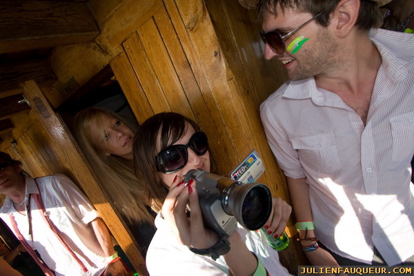 croatia. electric elephant festival. boat party. petrcane. 