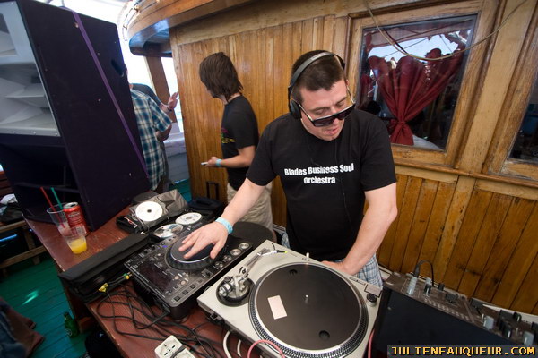 croatia. electric elephant festival. boat party. petrcane. 