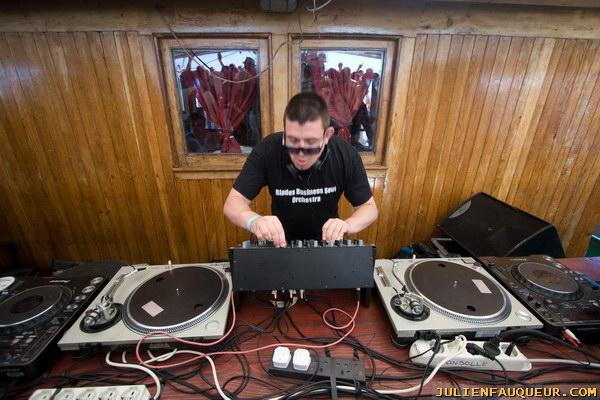 croatia. electric elephant festival. boat party. petrcane. 