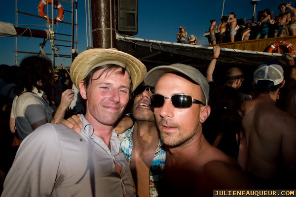 croatia. electric elephant festival. boat party. petrcane. 