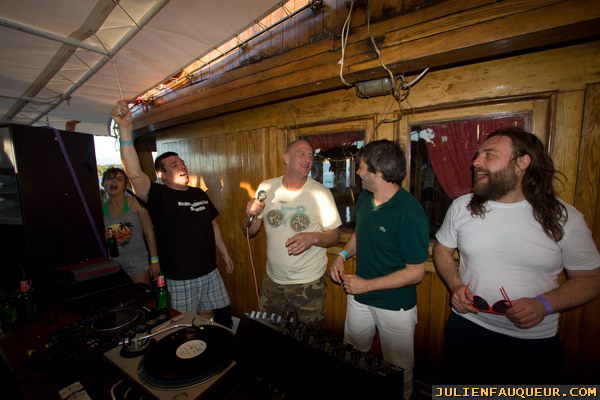croatia. electric elephant festival. boat party. petrcane. 