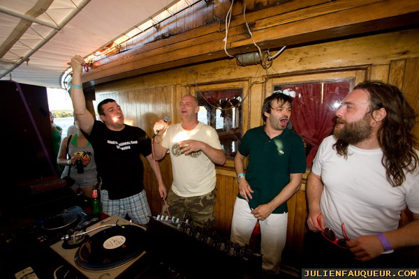 croatia. electric elephant festival. boat party. petrcane. 