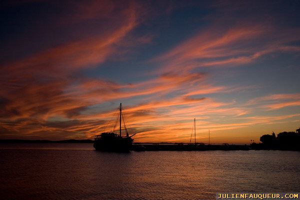 croatia. electric elephant festival. boat party. petrcane. 