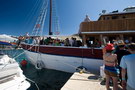 croatia. electric elephant festival. boat party. petrcane. 