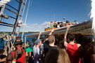 croatia. electric elephant festival. boat party. petrcane. 