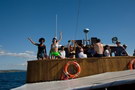 croatia. electric elephant festival. boat party. petrcane. 