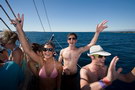 croatia. electric elephant festival. boat party. petrcane. 