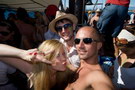 croatia. electric elephant festival. boat party. petrcane. 