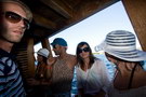 croatia. electric elephant festival. boat party. petrcane. 