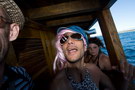 croatia. electric elephant festival. boat party. petrcane. 