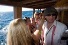 croatia. electric elephant festival. boat party. petrcane. 