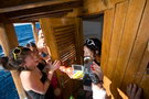 croatia. electric elephant festival. boat party. petrcane. 