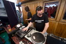 croatia. electric elephant festival. boat party. petrcane. 