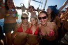 croatia. electric elephant festival. boat party. petrcane. 
