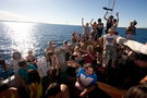 croatia. electric elephant festival. boat party. petrcane. 