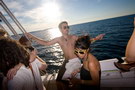 croatia. electric elephant festival. boat party. petrcane. 
