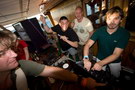 croatia. electric elephant festival. boat party. petrcane. 