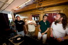 croatia. electric elephant festival. boat party. petrcane. 